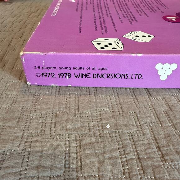 The Wine Game 1972 1978 Vintage Board Game Wine Diversions COMPLETE - Picture 4 of 10